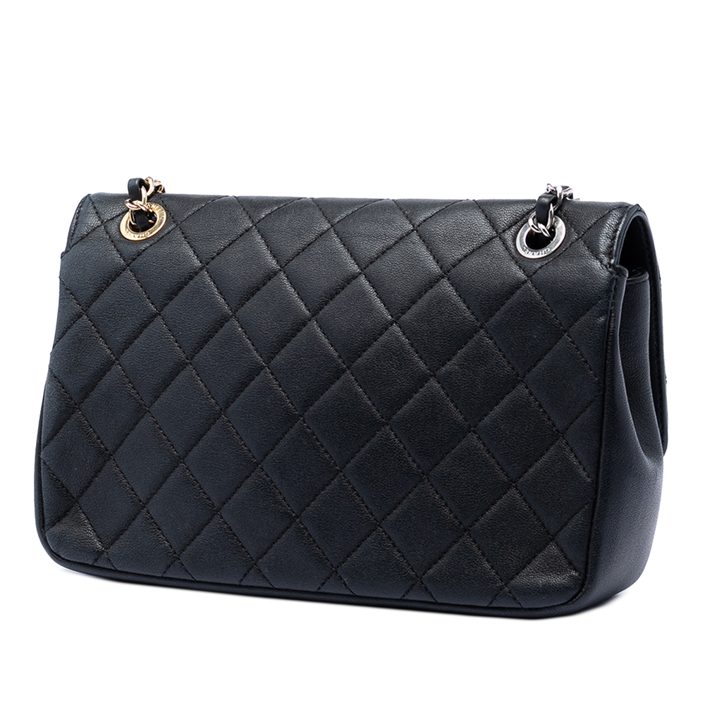 Pre-Loved Chanel Quilted Lambskin Turn and Lock Flap - Picture 2 of 5